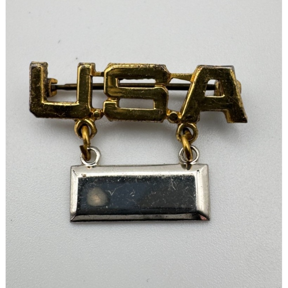 Vintage Sweetheart Pin WWII US Army 2nd Lieutenant Sterling Silver Brooch
